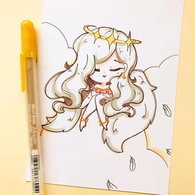 超可爱的q版动漫人物插画集，萌萌哒的小姐姐，每一张都超好看