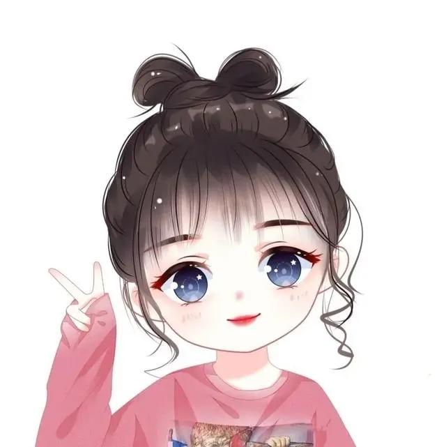可爱动漫风手绘头像更新了，小可爱们快来点赞领取