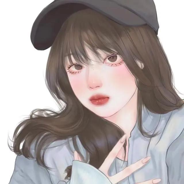 可爱动漫风手绘头像更新了，小可爱们快来点赞领取