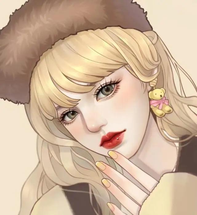 可爱动漫风手绘头像更新了，小可爱们快来点赞领取