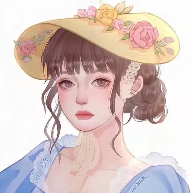 可爱动漫风手绘头像更新了，小可爱们快来点赞领取