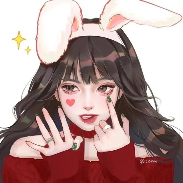 可爱动漫风手绘头像更新了，小可爱们快来点赞领取