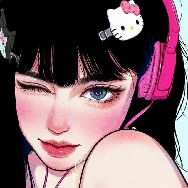 可爱动漫风手绘头像更新了，小可爱们快来点赞领取