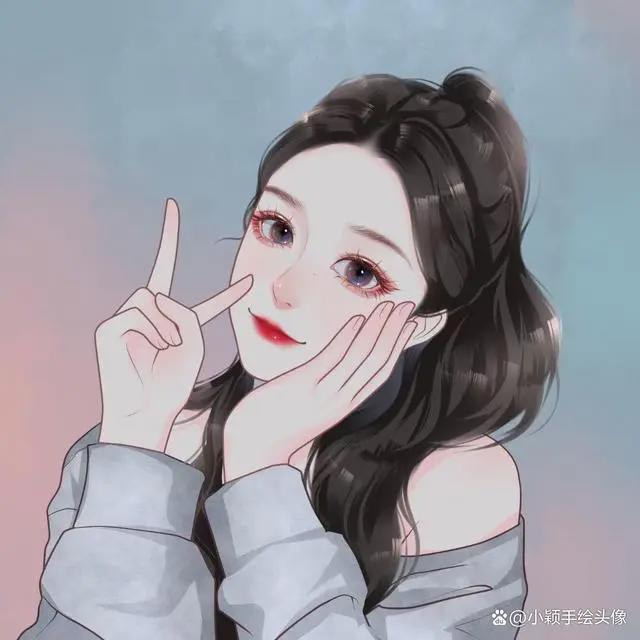 精致漫画头像，用精致手绘图片，记录努力生活的样子