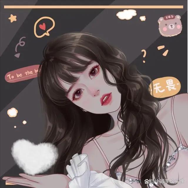 精致漫画头像，用精致手绘图片，记录努力生活的样子