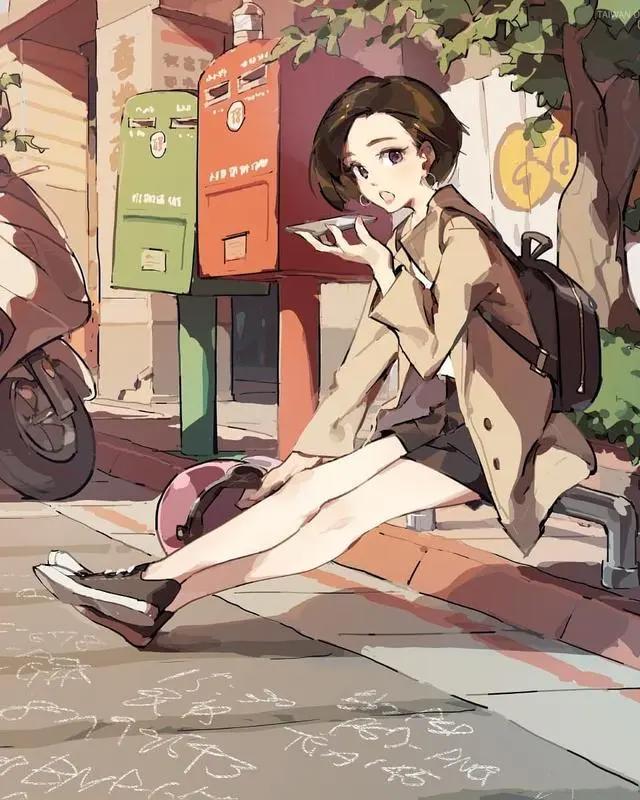 动漫美图壁纸：画师笔下的二次元美少女，一个人的日常，画风爱了