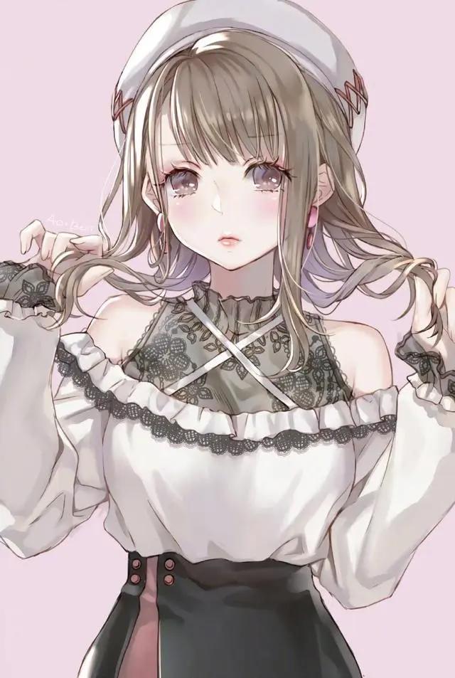 手绘动漫插画素材大全合集分享，清新甜美插画壁纸