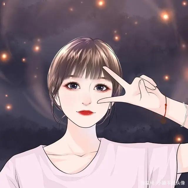 手绘卡通头像，发现生活的乐趣，成就难得的幸福