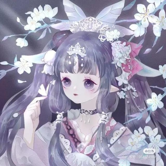 日系动漫美少女头像，超可爱唯美，甜度已超标