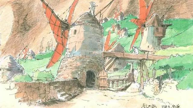 108张宫崎骏动画原画美图，有你最喜欢的波妞哦！