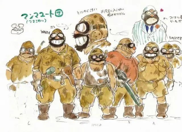 108张宫崎骏动画原画美图，有你最喜欢的波妞哦！