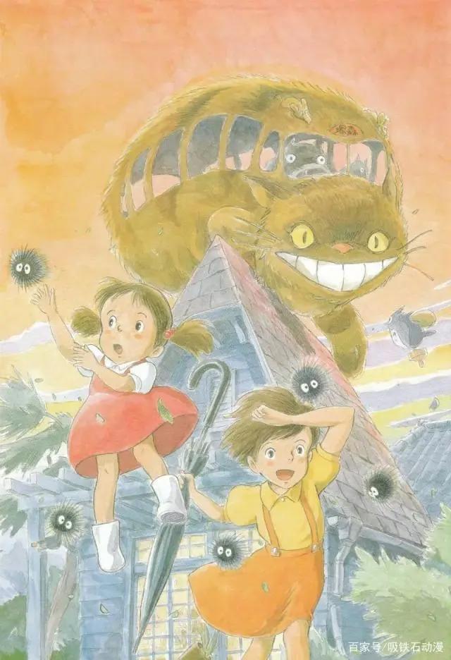 108张宫崎骏动画原画美图，有你最喜欢的波妞哦！