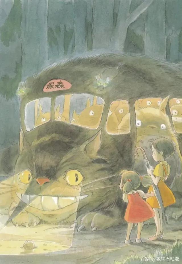 108张宫崎骏动画原画美图，有你最喜欢的波妞哦！