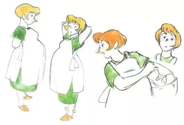 108张宫崎骏动画原画美图，有你最喜欢的波妞哦！