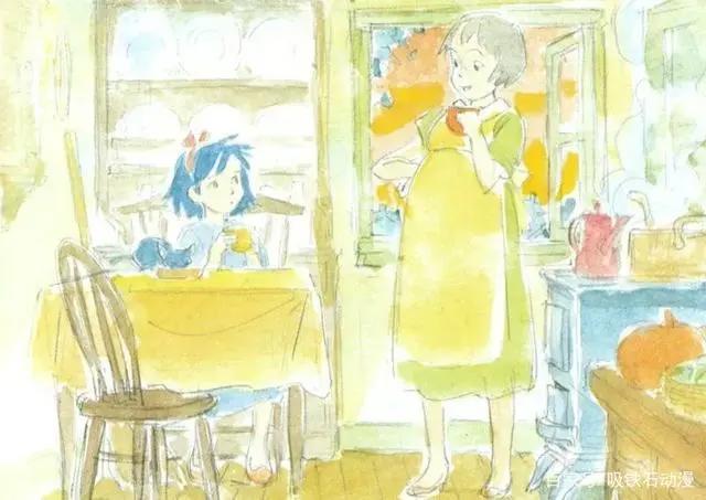 108张宫崎骏动画原画美图，有你最喜欢的波妞哦！