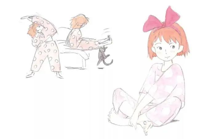 108张宫崎骏动画原画美图，有你最喜欢的波妞哦！