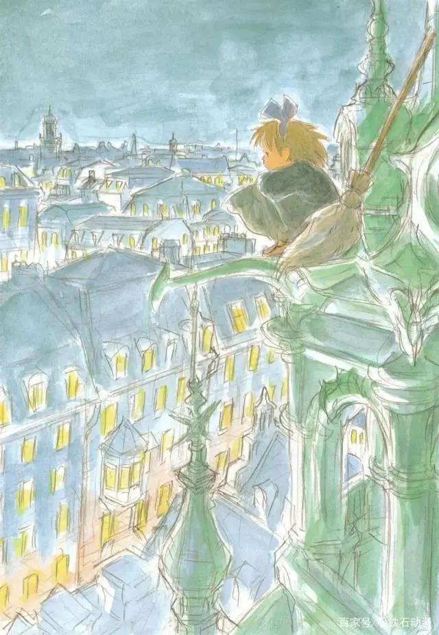 108张宫崎骏动画原画美图，有你最喜欢的波妞哦！