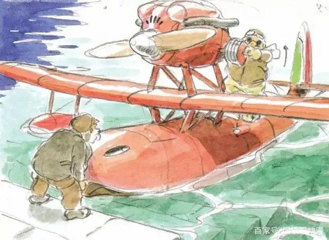 108张宫崎骏动画原画美图，有你最喜欢的波妞哦！