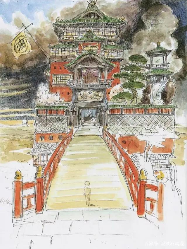 108张宫崎骏动画原画美图，有你最喜欢的波妞哦！