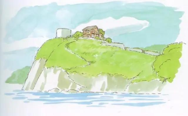 108张宫崎骏动画原画美图，有你最喜欢的波妞哦！