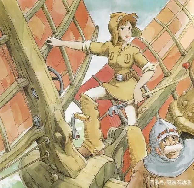 108张宫崎骏动画原画美图，有你最喜欢的波妞哦！