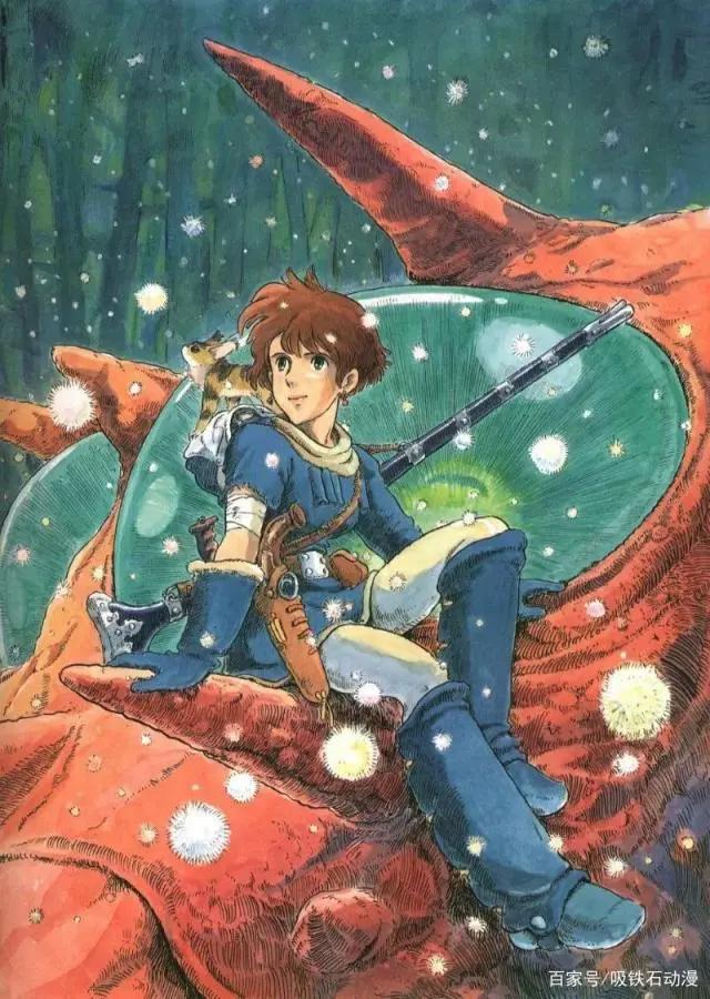 108张宫崎骏动画原画美图，有你最喜欢的波妞哦！