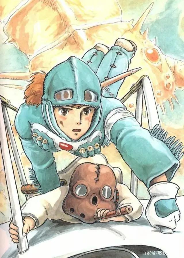 108张宫崎骏动画原画美图，有你最喜欢的波妞哦！