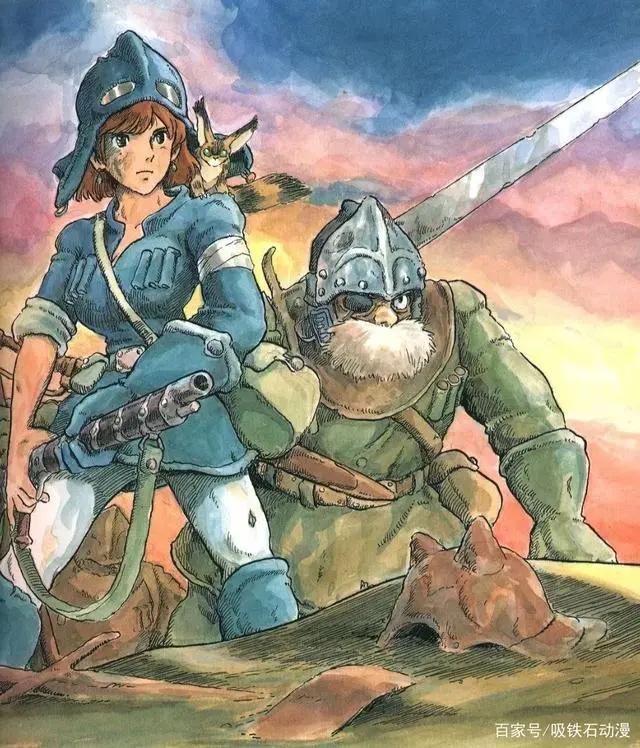 108张宫崎骏动画原画美图，有你最喜欢的波妞哦！