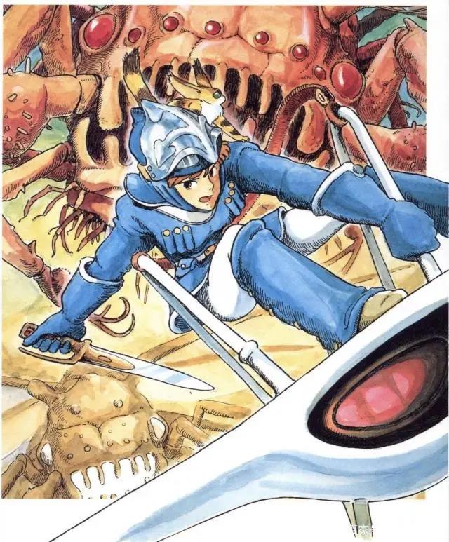 108张宫崎骏动画原画美图，有你最喜欢的波妞哦！