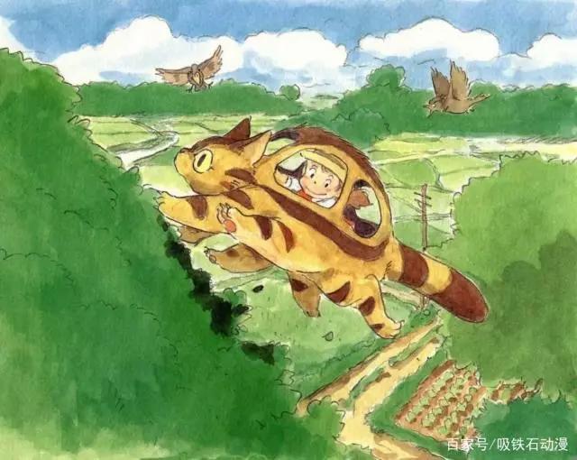 108张宫崎骏动画原画美图，有你最喜欢的波妞哦！