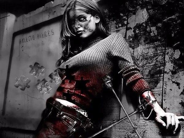 恐怖动漫图片，胆小勿近