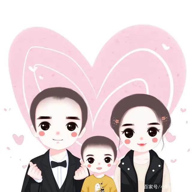 朋友圈个性头像，全家福动漫图片手绘，有你想要的
