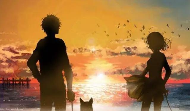 唯美动漫图片，心慢慢被点亮了