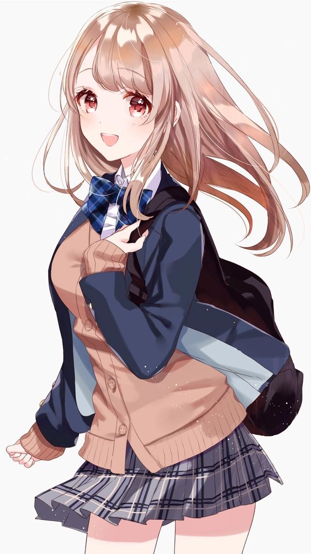 无水印的动漫少女美女图片