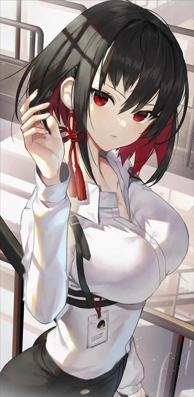 33张动漫少女集｜第353回；手机壁纸照片绘画图片绘写真