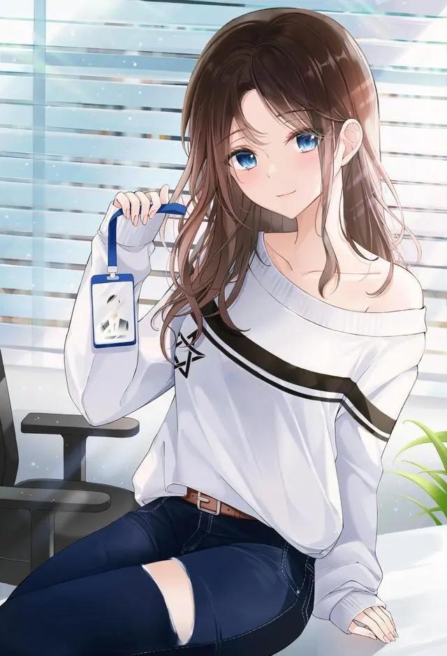 33张动漫少女集｜第353回；手机壁纸照片绘画图片绘写真
