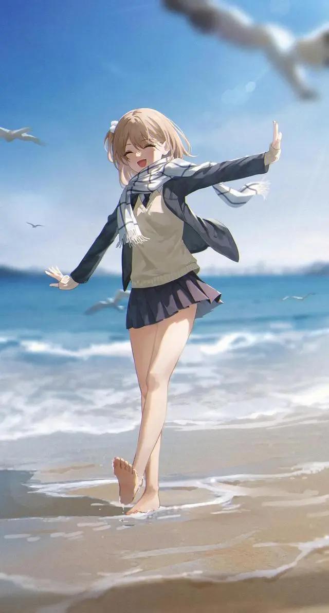 33张动漫少女集｜第353回；手机壁纸照片绘画图片绘写真