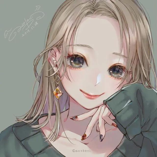 精选：30张女生动漫头像/总有一款适合优秀的你/动漫少女头像