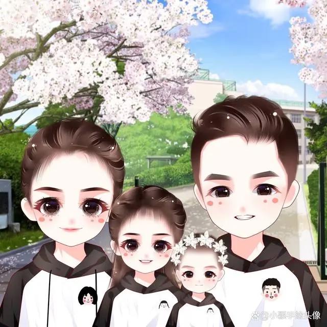 卡通头像手绘，每段经历，都有不一样的故事，感人又有意义