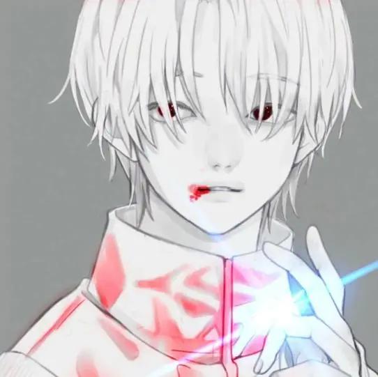 动漫头像：超暗系列