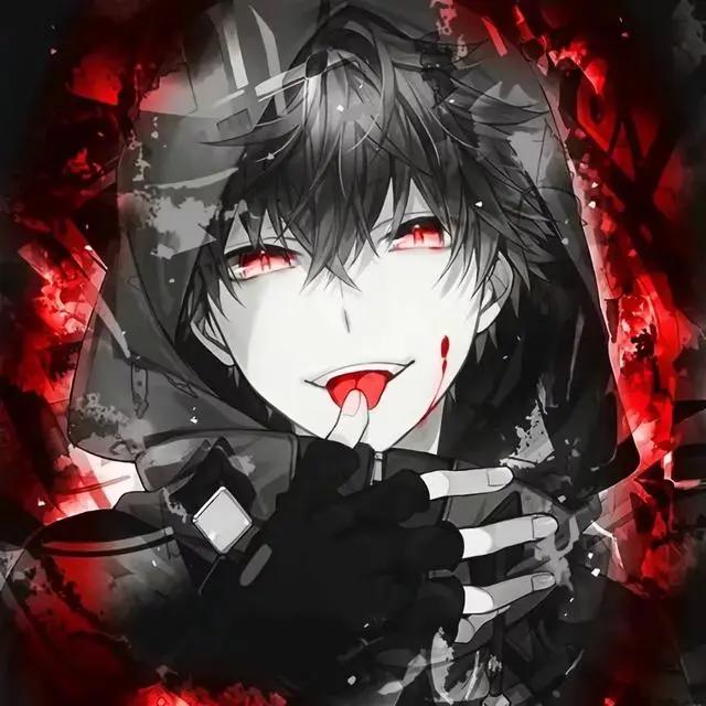 动漫头像：超暗系列
