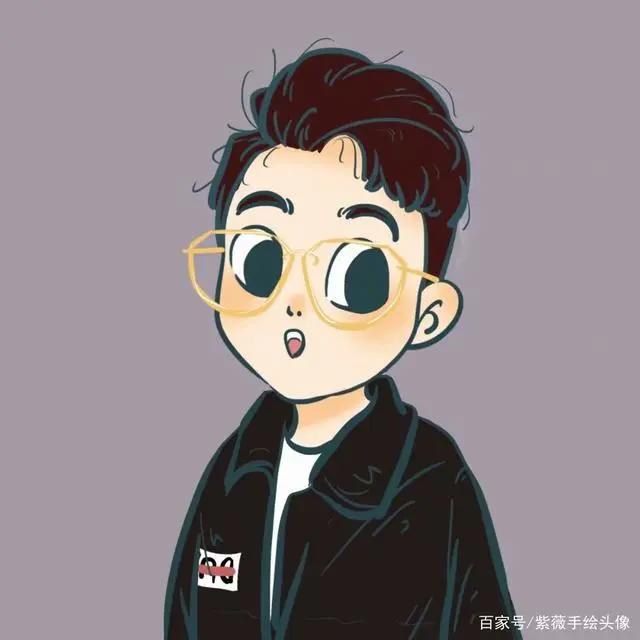 属于男生的卡通漫画头像，男人也可以很可爱