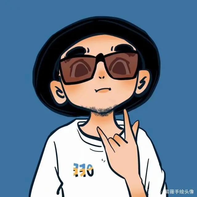 属于男生的卡通漫画头像，男人也可以很可爱