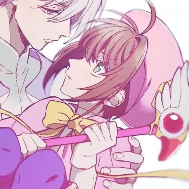 一批爆火的动漫情侣头像，每一张都是精品