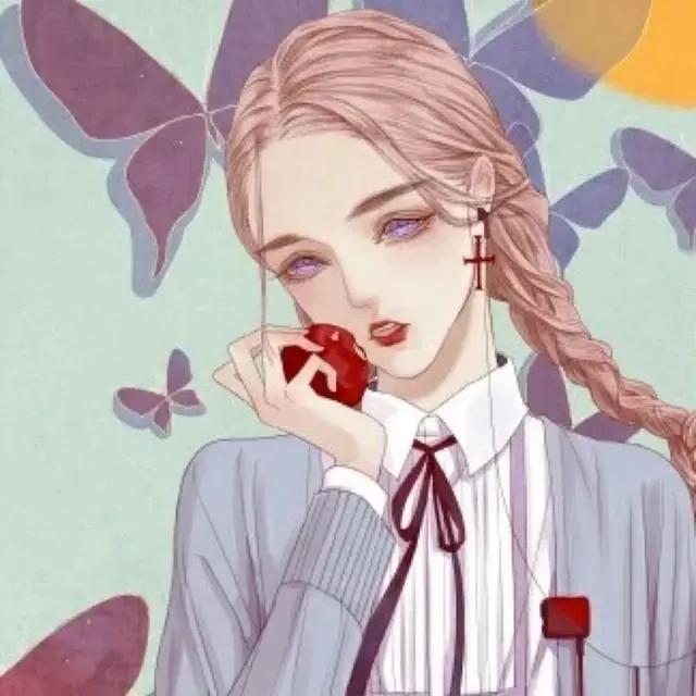动漫头像丨和你在一起，有糖的味道