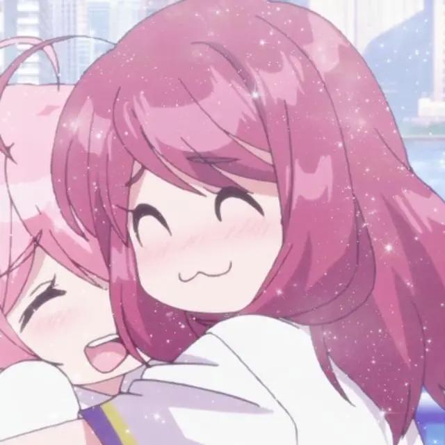 超好看的动漫闺蜜头像，快来点赞领取、坚持更新第一天