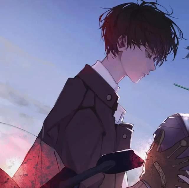 帅气温柔氛围感动漫男生头像