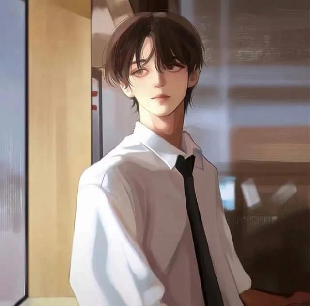 帅气温柔氛围感动漫男生头像