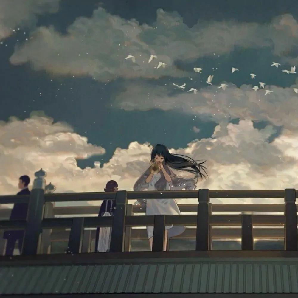 动漫头像丨一步步靠近你