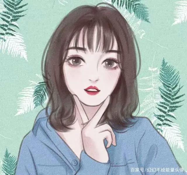 一组甜心漫画风格女生头像来啦！